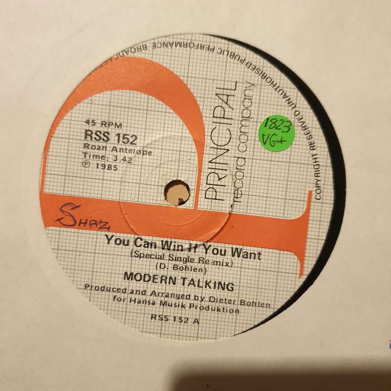 Modern Talking  You Can Win If You Want (Special Single Remix) - Vinyl 7" Record - Very-Goo...