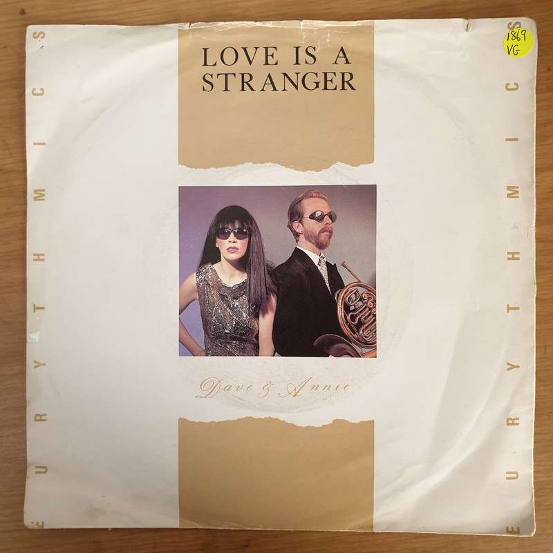 Eurythmics  Love Is A Stranger - Vinyl 7" Record - Opened  - Very-Good Quality (VG)