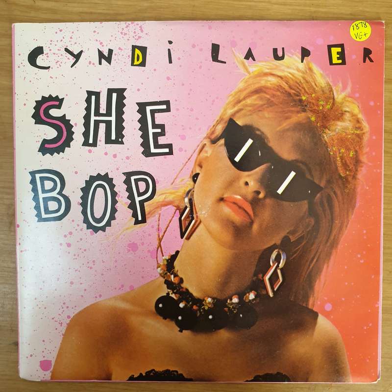 Cyndi Lauper  She Bop - Vinyl 7" Record - Very-Good+ Quality (VG+)