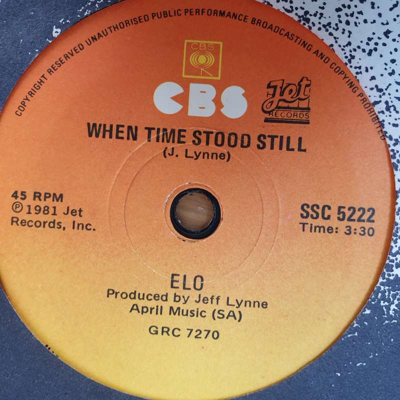 ELO  Hold On Tight -  Vinyl 7" Record - Very-Good+ Quality (VG+)