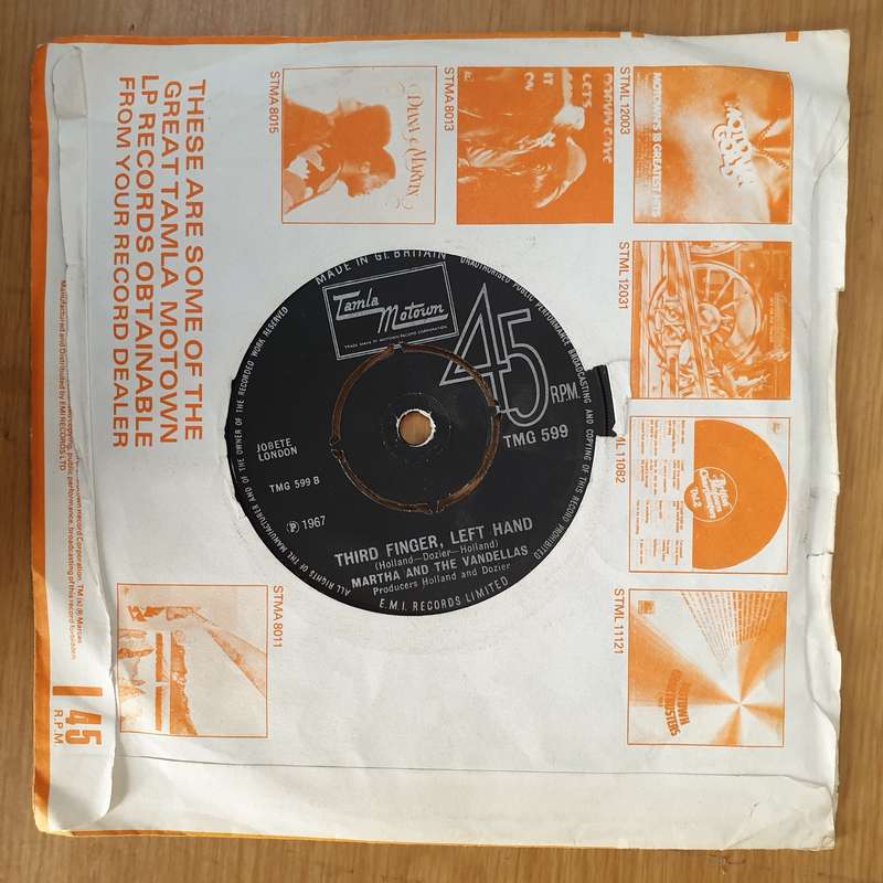 Martha And The Vandellas  Jimmy Mack - Vinyl 7" Record - Opened  - Very-Good Quality (VG)