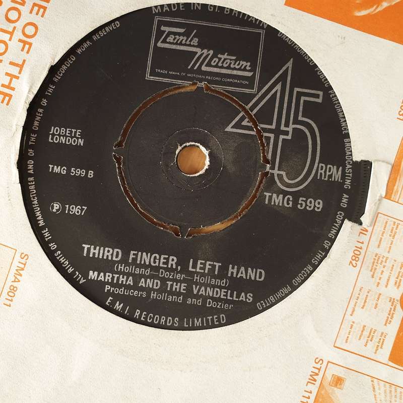 Martha And The Vandellas  Jimmy Mack - Vinyl 7" Record - Opened  - Very-Good Quality (VG)