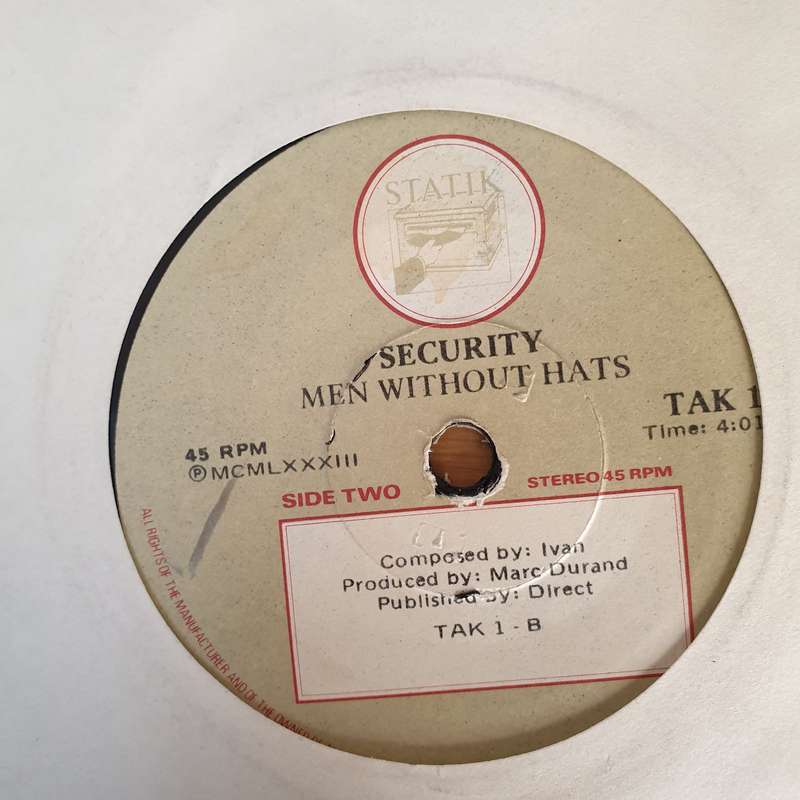 Men Without Hats  The Safety Dance - Vinyl 7" Record - Very-Good Quality (VG)