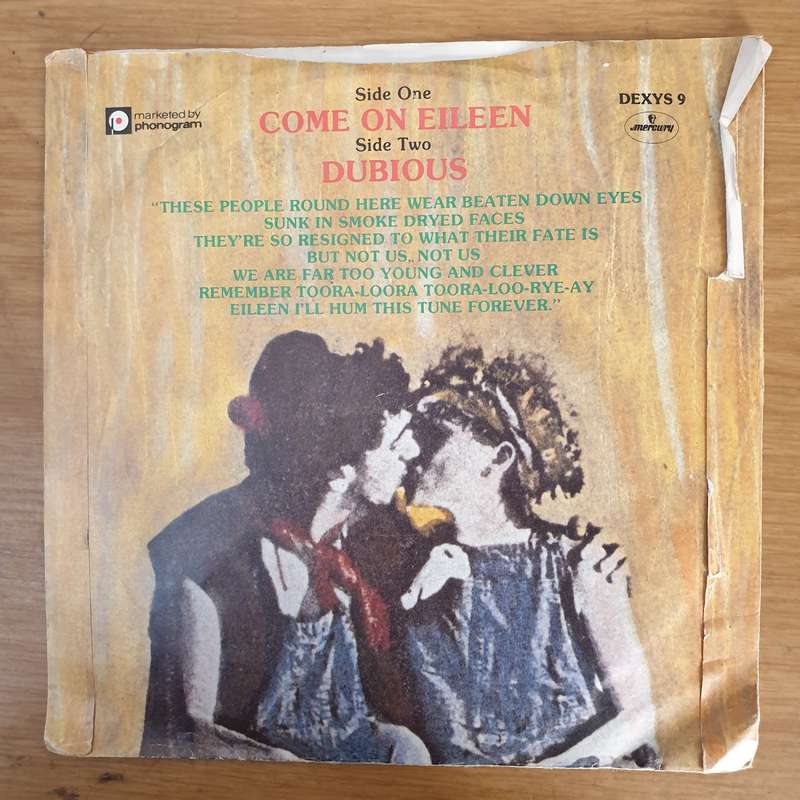 Dexys Midnight Runners & The Emerald Express  Come On Eileen - Vinyl 7" Record - Very-Good+...
