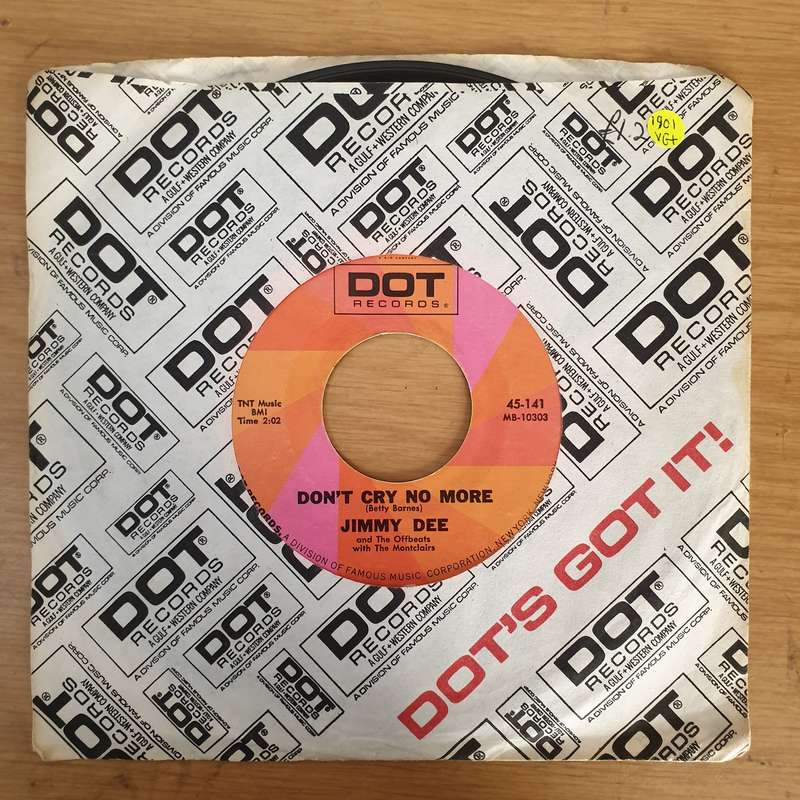 Jimmy Dee And The Offbeats Henrietta / Don't Cry No More - Vinyl 7" Record - Very-Good+ Qua...