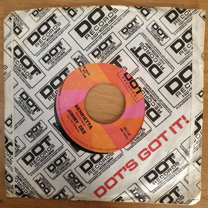 Jimmy Dee And The Offbeats Henrietta / Don't Cry No More - Vinyl 7" Record - Very-Good+ Qua...