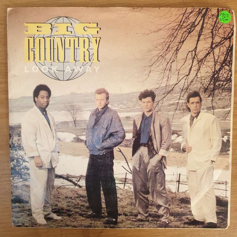 Big Country  Look Away- Vinyl 7" Record - Very-Good+ Quality (VG+)