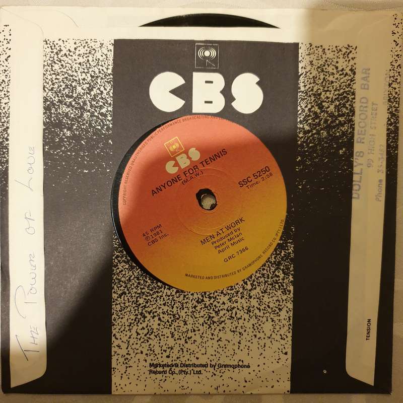 Men At Work  Who Can It Be Now - Vinyl 7" Record - Very-Good+ Quality (VG+)