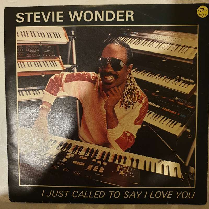 Stevie Wonder  I Just Called To Say I Love You - Vinyl 7" Record - Very-Good+ Quality (VG+)