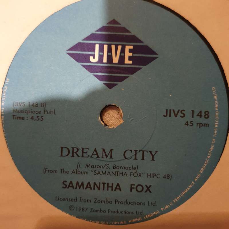 Samantha Fox  Nothing's Gonna Stop Me Now - Vinyl 7" Record - Very-Good+ Quality (VG+)