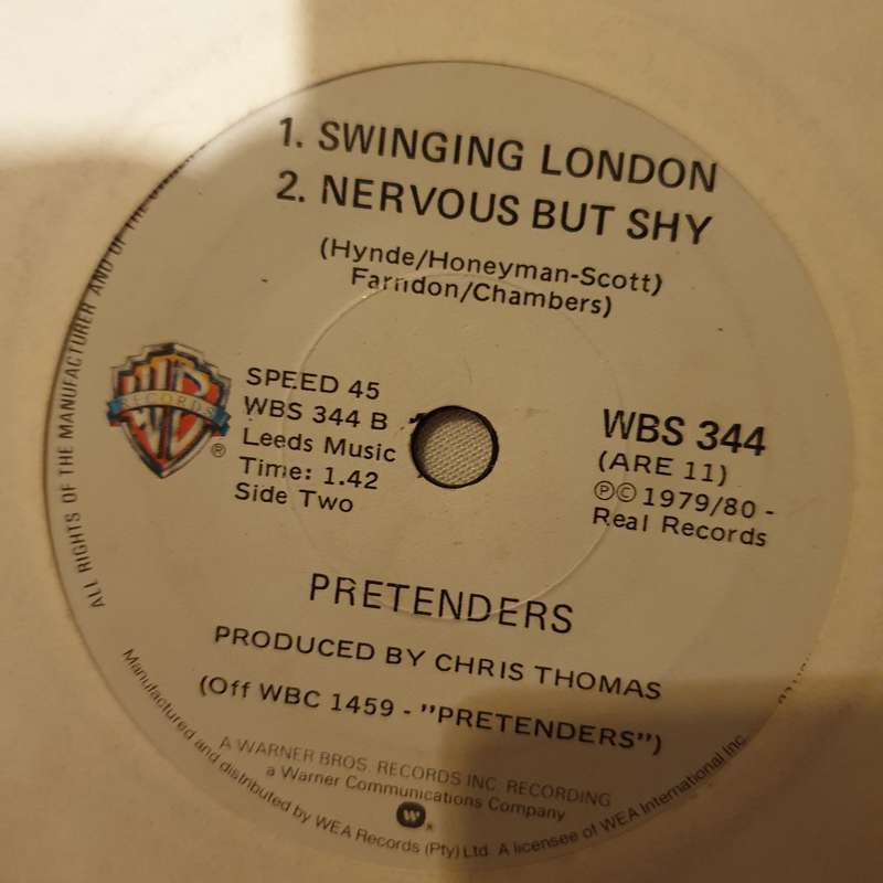 Pretenders  Brass In Pocket - Vinyl 7" Record - Very-Good+ Quality (VG+)