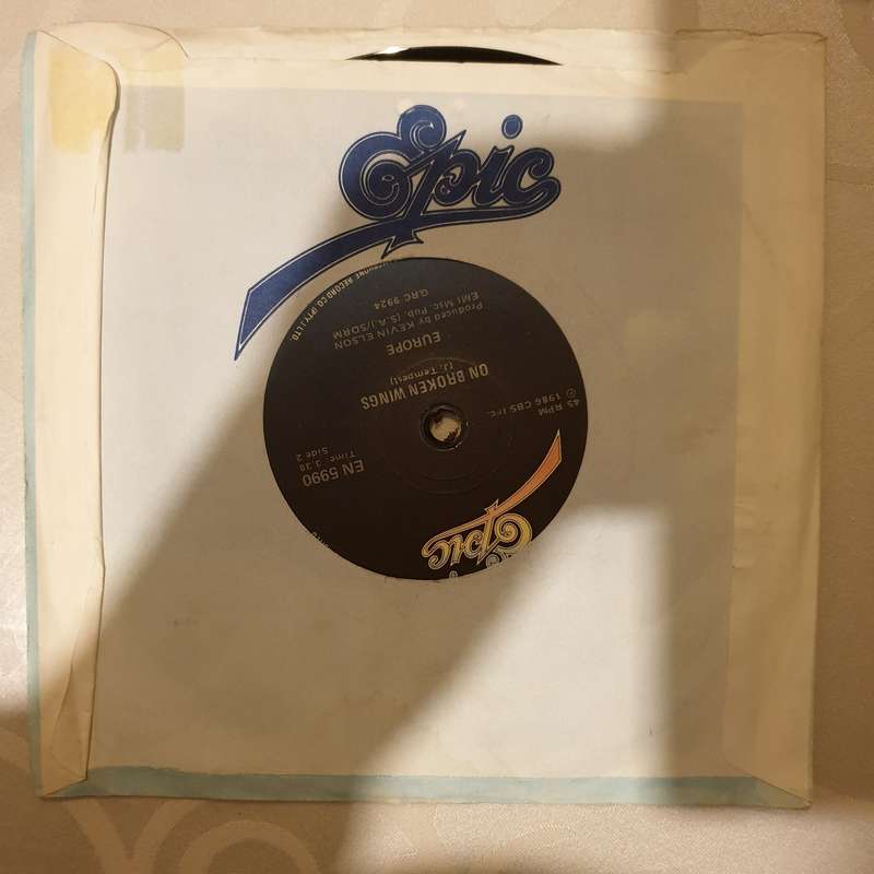 Europe  The Final Countdown - Vinyl 7" Record - Very-Good+ Quality (VG+)