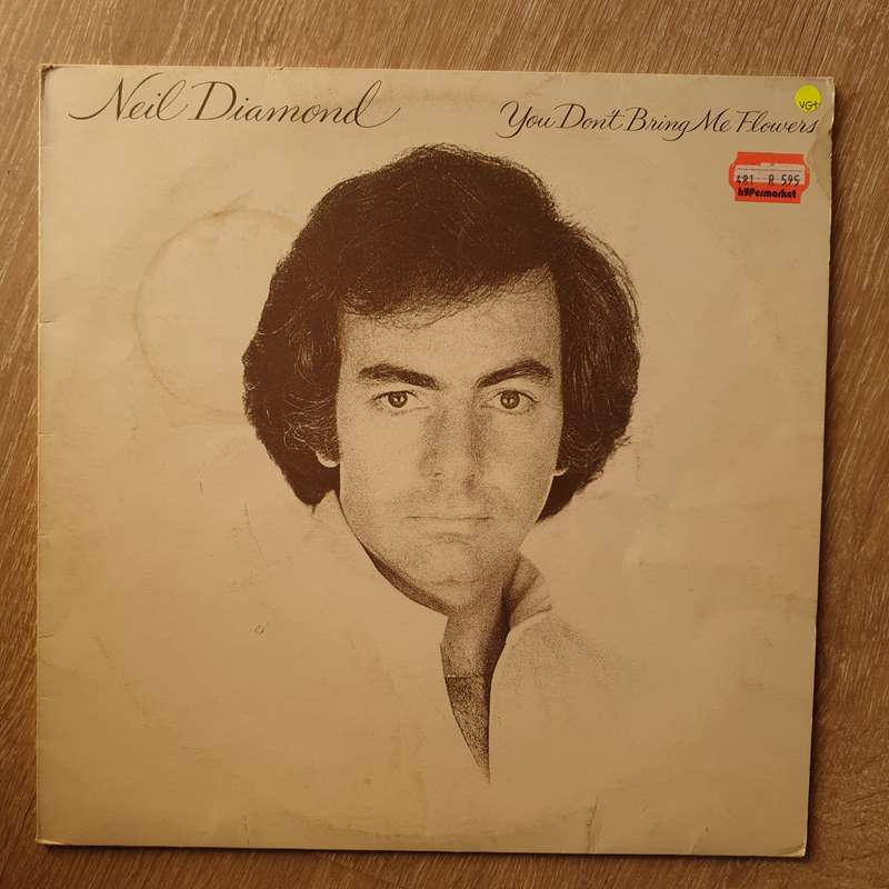 Neil Diamond - You Don't Bring Me Flowers - Vinyl LP Record - Very-Good+ Quality (VG+)