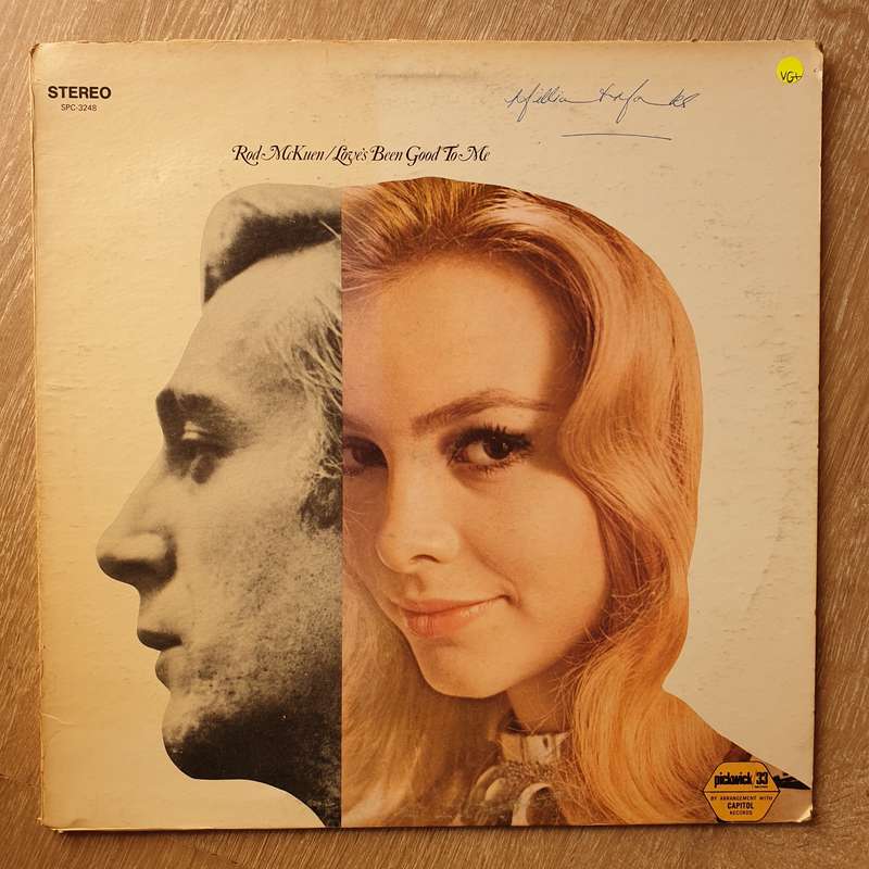 Rod McKuen  Love's Been Good To Me - Vinyl LP Record - Very-Good+ Quality (VG+)