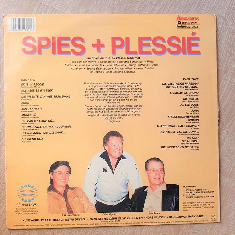 Spies + Plessie Met Permissie - TV Se Beste Lagstories - Vinyl LP Record - Very-Good+ Quality (VG+)