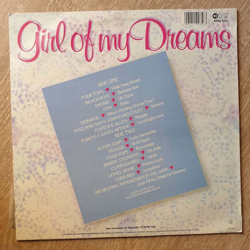 Girl of my Dreams - 16 Original Tracks by the Original Artists  - Vinyl LP Record - Very-Good+ Qu...