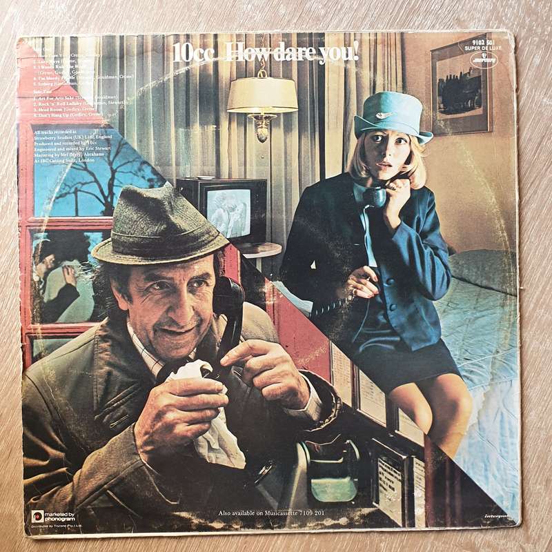 10cc  - How Dare You - Vinyl LP Record - Very-Good+ Quality (VG+)