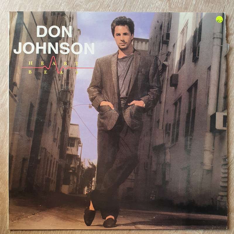 Don Johnson  Heartbeat - Vinyl LP Record - Very-Good+ Quality (VG+)