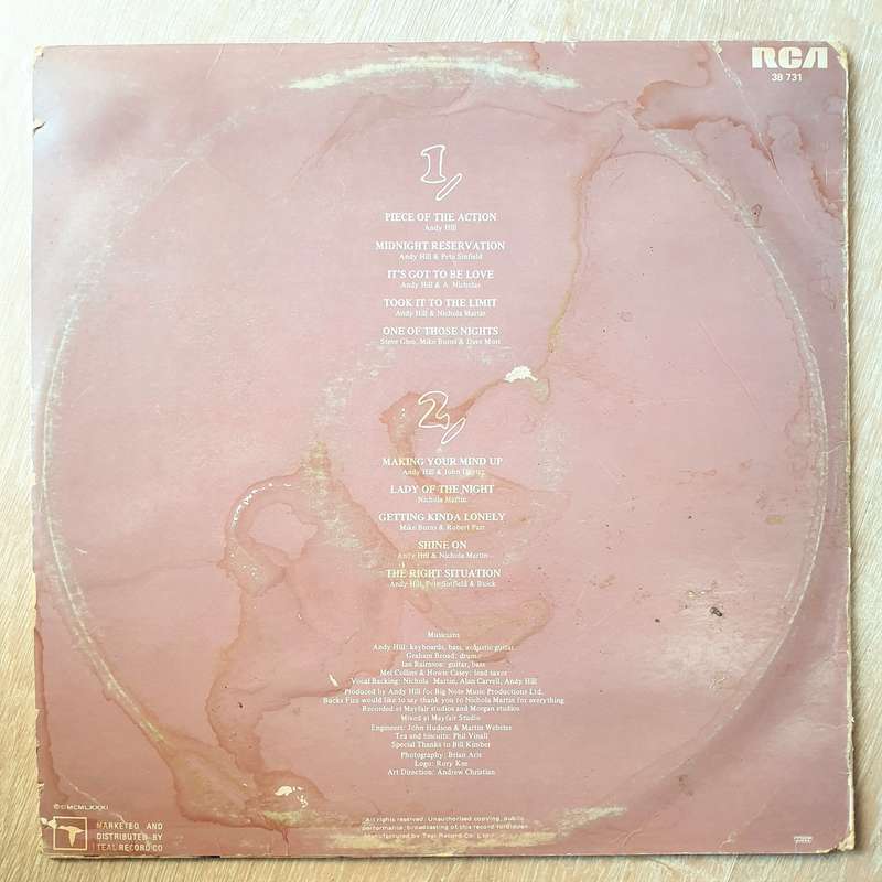 Bucks Fizz  Bucks Fizz - Vinyl LP Record - Very-Good+ Quality (VG+)