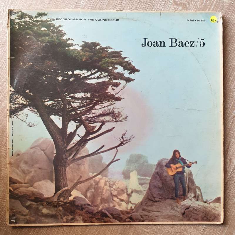 Joan Baez 5  - Vinyl LP Record - Good+ Quality (G+)