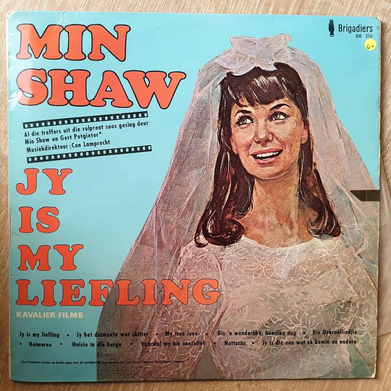 Min Shaw - Jy Is My Liefling - Vinyl LP Record - Good+ Quality (G+) (Vinyl Specials)