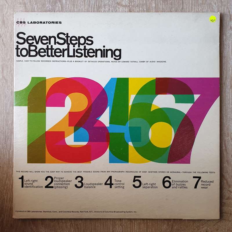 CBS Laboratories - Seven Steps To Better Listening - Vinyl LP Record - Opened  - Very-Good+ Quali...
