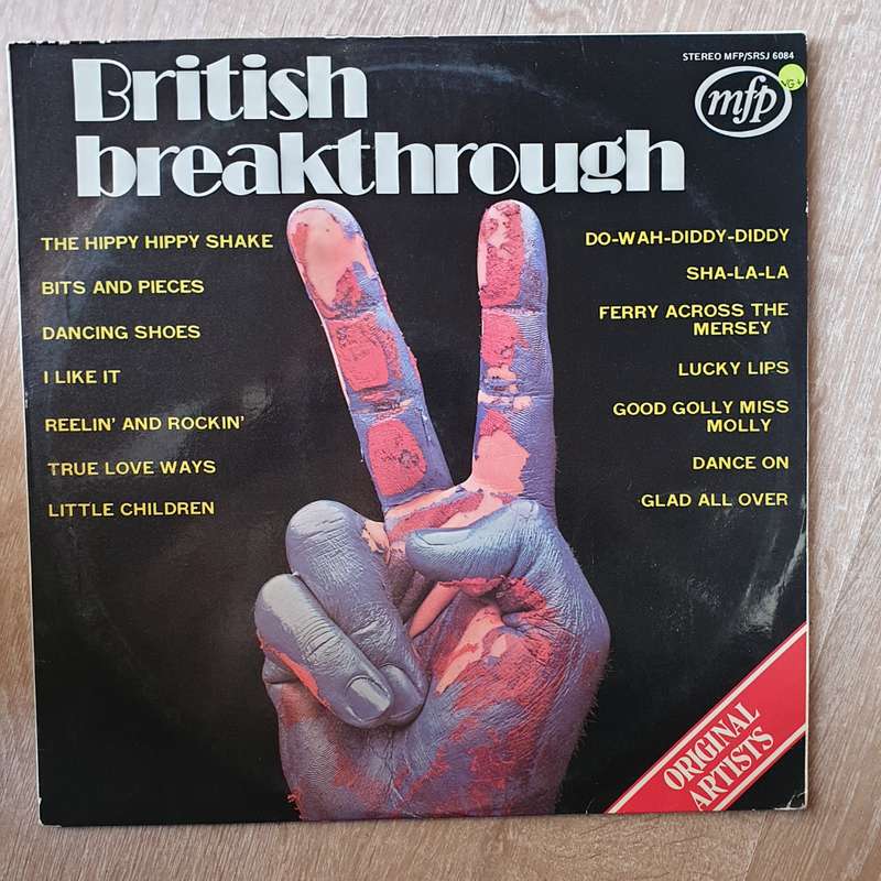 British Breakthrough - Original Artists - Vinyl LP Record - Opened  - Very-Good+ Quality (VG+)
