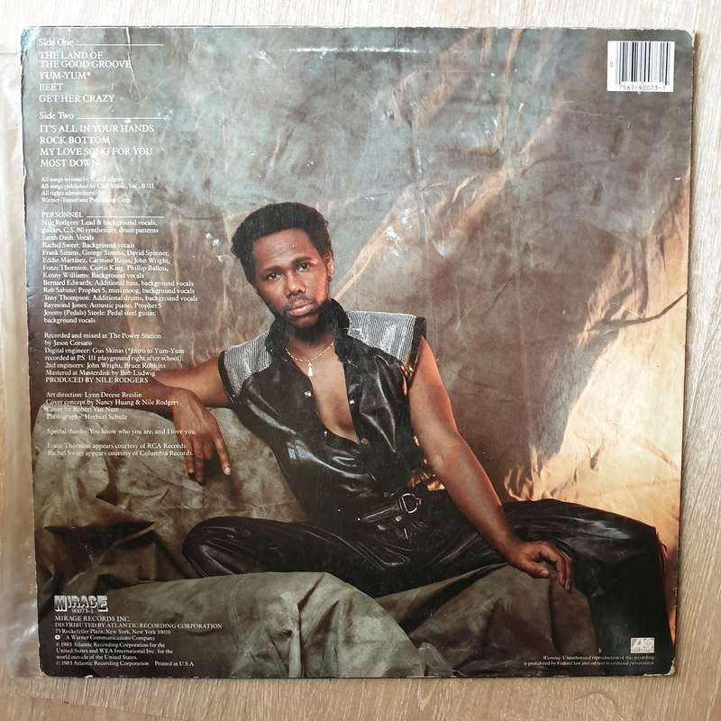 Nile Rodgers  Adventures In The Land Of The Good Groove  Vinyl LP Record - Very-Good+ Qu...