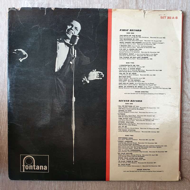 Frank Sinatra  Sinatra Plus (Rare)  Double Vinyl LP Record - Opened  - Good Quality (G)