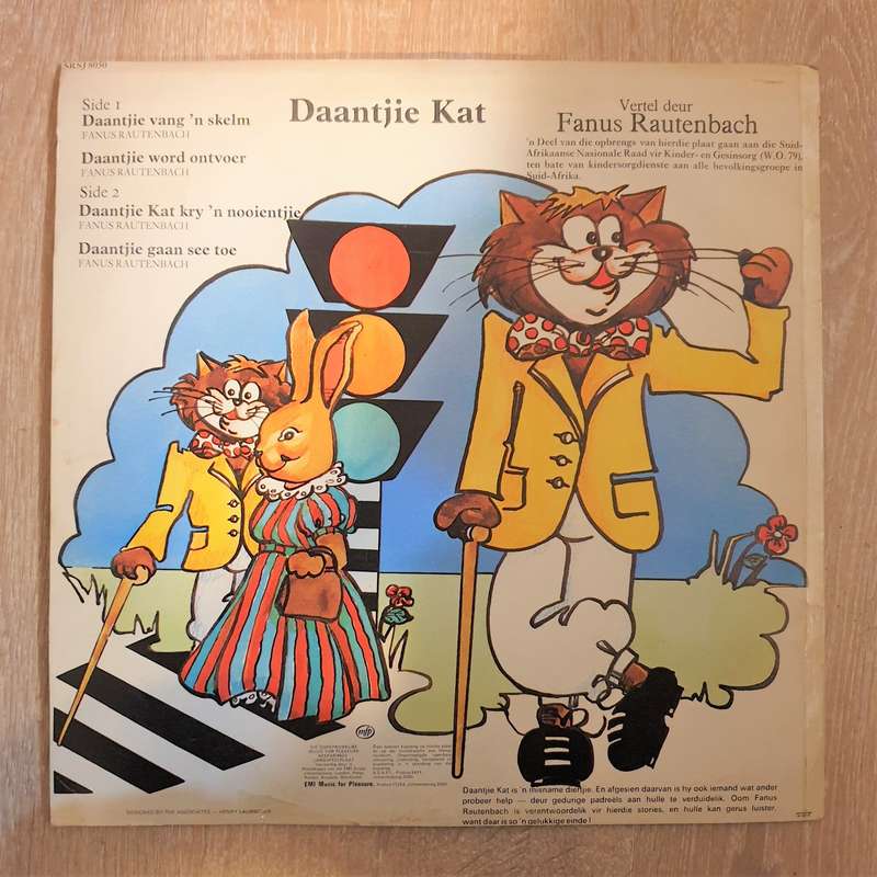 Daantjie Kat - Vertel deur Fanus Rautenbach - Vinyl LP Record - Opened  - Very-Good Quality (VG)