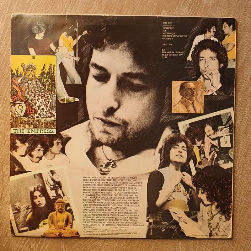 Bob Dylan  Desire - Vinyl LP Record - Very-Good- Quality (VG-)