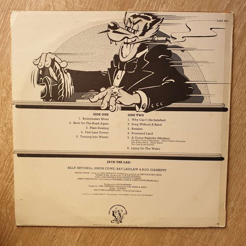 Jack The Lad  It's... Jack The Lad - Vinyl LP Record - Very-Good+ Quality (VG+)