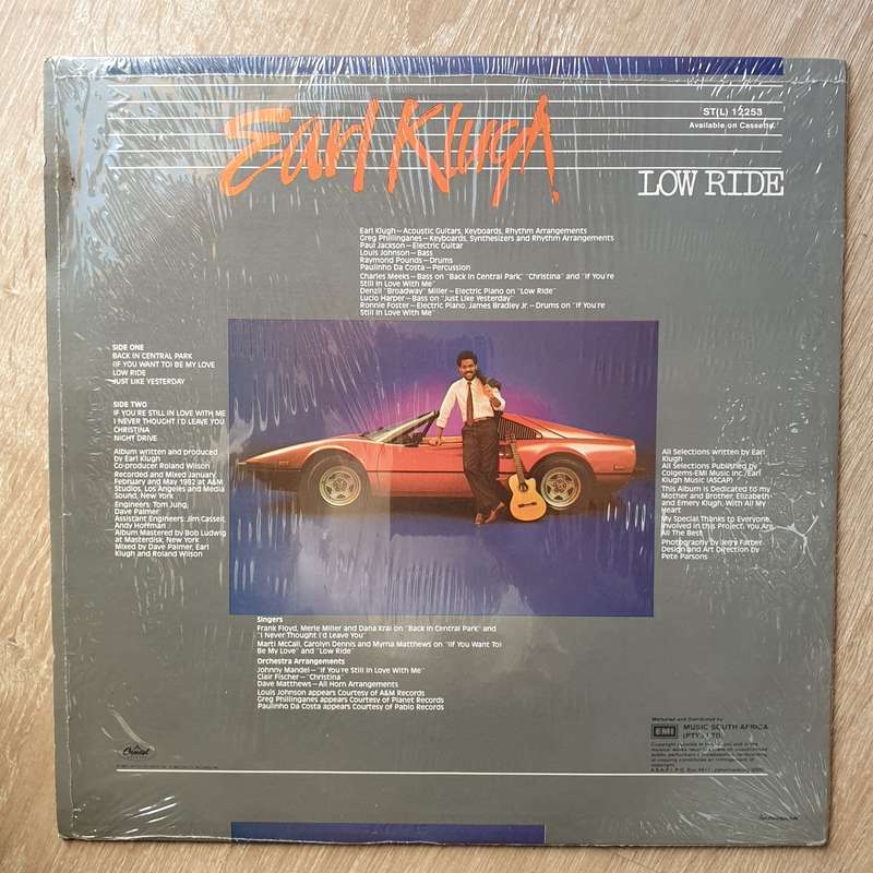 Earl Klugh  Low Ride - Vinyl LP Record - Very-Good+ Quality (VG+)