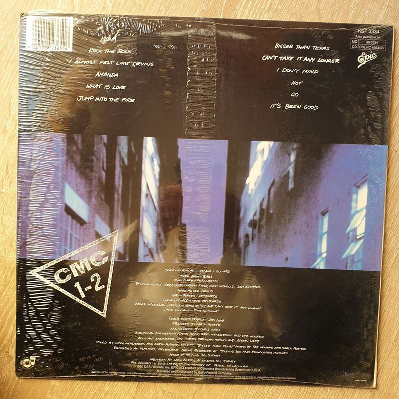 Craig McLachlan & Check 1-2  Craig McLachlan & Check 1-2 -  Vinyl LP Record - Sealed
