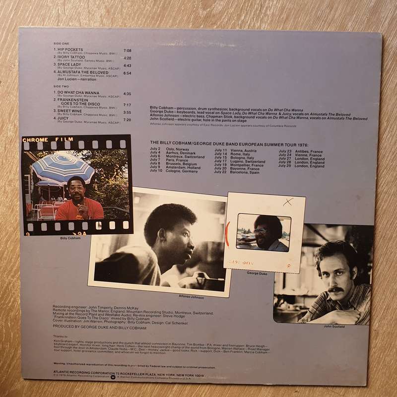 The Billy Cobham / George Duke Band  "Live" On Tour In Europe - Vinyl LP Record - Very-Good...