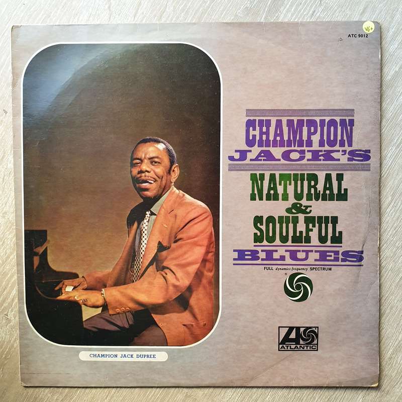 Champion Jack Dupree  Natural & Soulful Blues (rare SA) - Vinyl LP Record - Very-Good+ Qual...