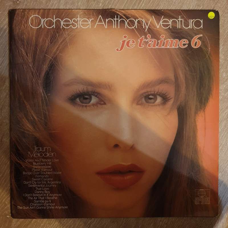 Anthony Ventura Orchestra  - Je'Taime 6 - Vinyl LP Record - Opened  - Very-Good+ Quality (VG+)