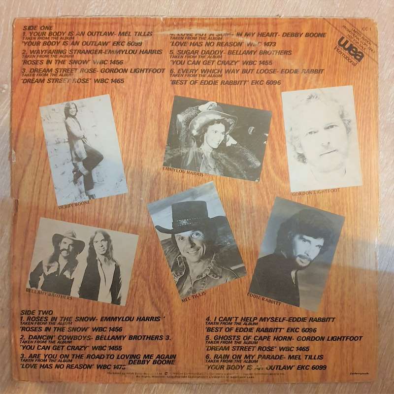 Country Comforts - WEA Limited Edition Promotional - Vinyl LP Record - Opened  - Very-Good+ (VG+)