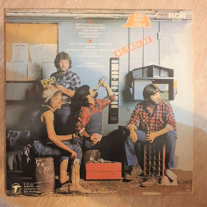 Alabama  40 Hour Week - Vinyl LP Record - Opened  - Very-Good+ (VG+)