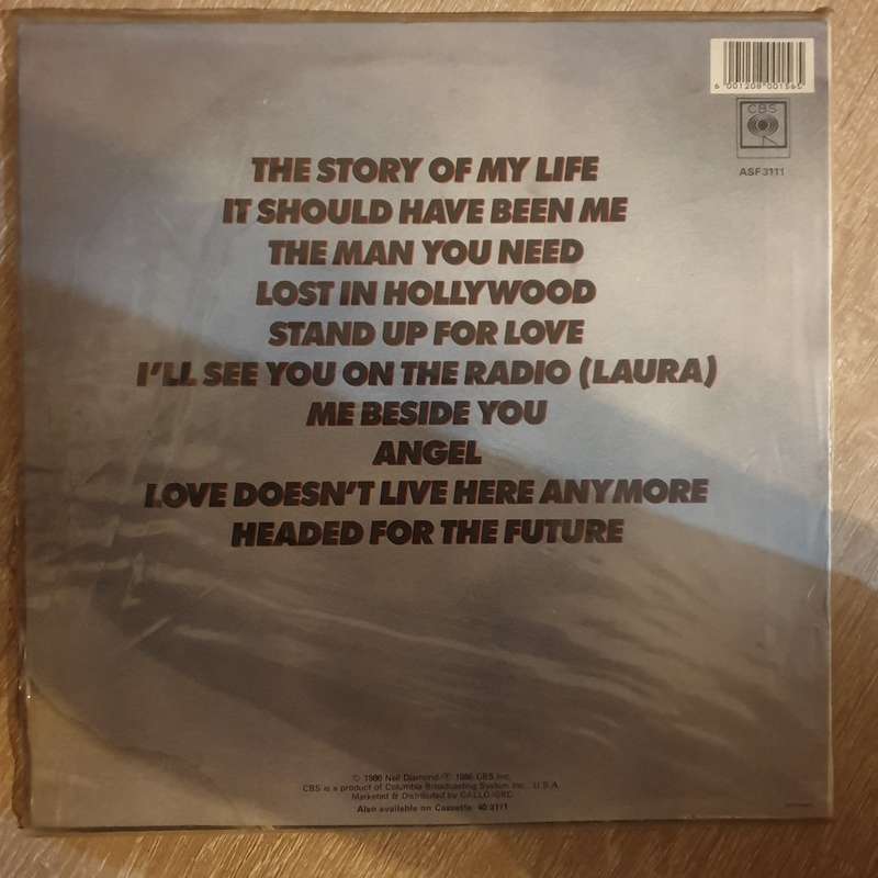 Neil Diamond  Headed For The Future  Vinyl LP Record - Opened  - Very-Good+ (VG+)