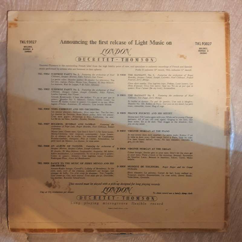 Boleros Rumbas And Sambas -The Orchestras Of Pepe Luiz - Vinyl LP Record - Opened  - Very-Good Qu...