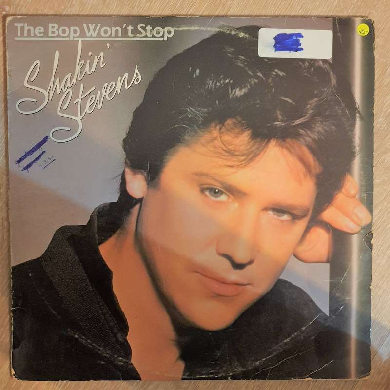 Shakin' Stevens  The Bop Won't Stop - Vinyl LP Record - Opened  - Very-Good Quality (VG)