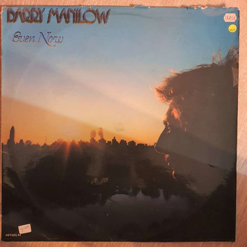 Barry Manilow  Even Now  Vinyl LP Record - Very-Good+ (VG+)