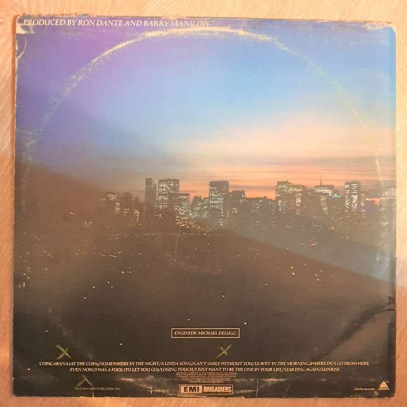 Barry Manilow  Even Now  Vinyl LP Record - Very-Good+ (VG+)