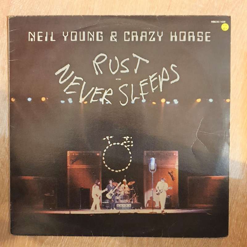 Neil Young & Crazy Horse  Rust Never Sleeps - Vinyl LP Record - Very-Good+ (VG+)