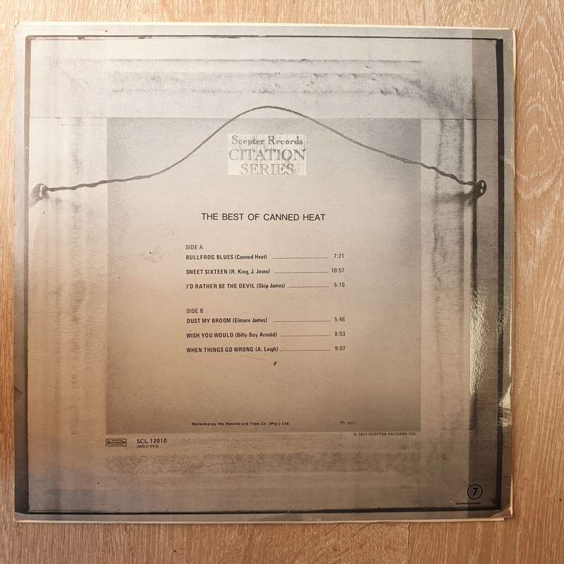 Canned Heat  The Best Of Canned Heat - Vinyl LP Record - Opened  - Very-Good+ (VG+)