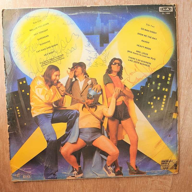 The Bats  The Return Of Fatman And Bobin (Autographed) - Vinyl LP Record - Opened  - Very-G...