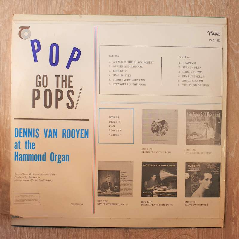 Dennis van Rooyen - Pop Go the Pops - Vinyl LP Record - Opened  - Very-Good+ (VG+)