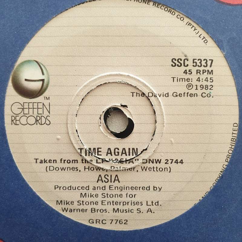 Asia  Heat Of The Moment - Vinyl 7" Record - Very-Good+ Quality (VG+)