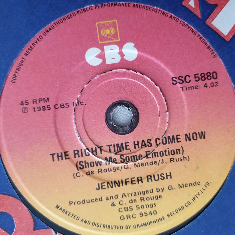 Jennifer Rush - Destiny - Vinyl 7" Record - Very-Good+ Quality (VG+)